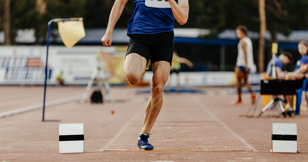 Long jump take-off